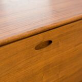 Low sideboard in walnut, Scandinavian, 176cm