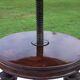 Piano chène and velvet tabouret