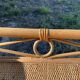 Vintage rattan chest of drawers