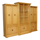 Bibliothèque italienne en bois du XXème siècle