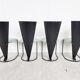 4 chairs, 1980s