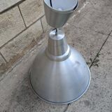 Industrial aluminum pendant light – large bell 50 cm