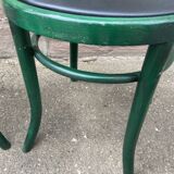 Set of 4 Chairs restaurant café wood curved bistro