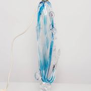 Mid-Century Fish Table Lamp in Glass, France, 1960s