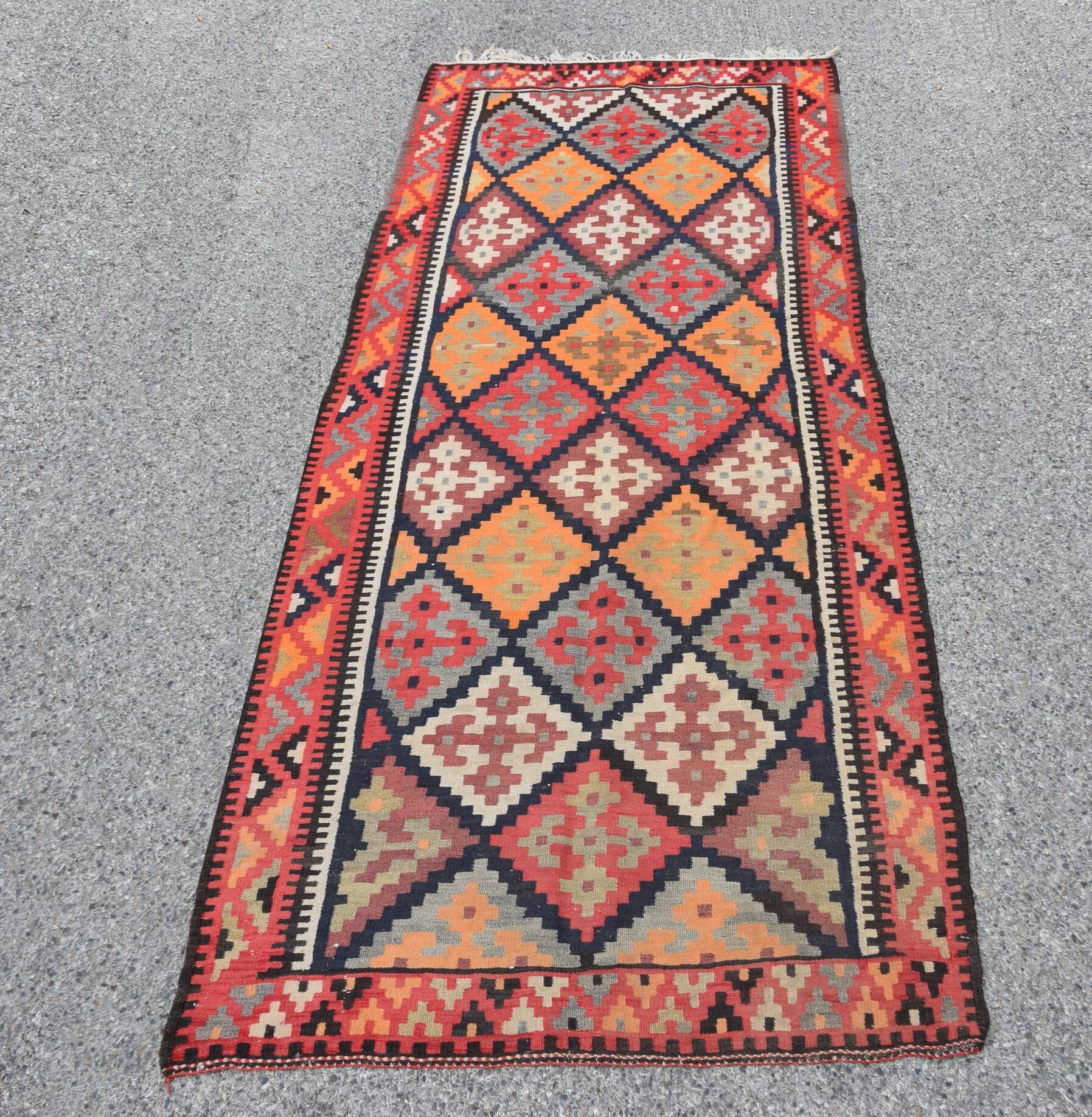 Tapis Kilim Gashgaï Iran : 310 x 1.23 Mètres- Galerie Sardje