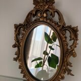Miroir doré 19x30cm