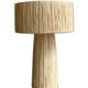 Minimalist S-size raffia-sized bedside lamp