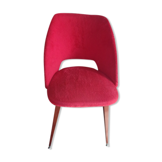 red moumoutte fabric chair 1960