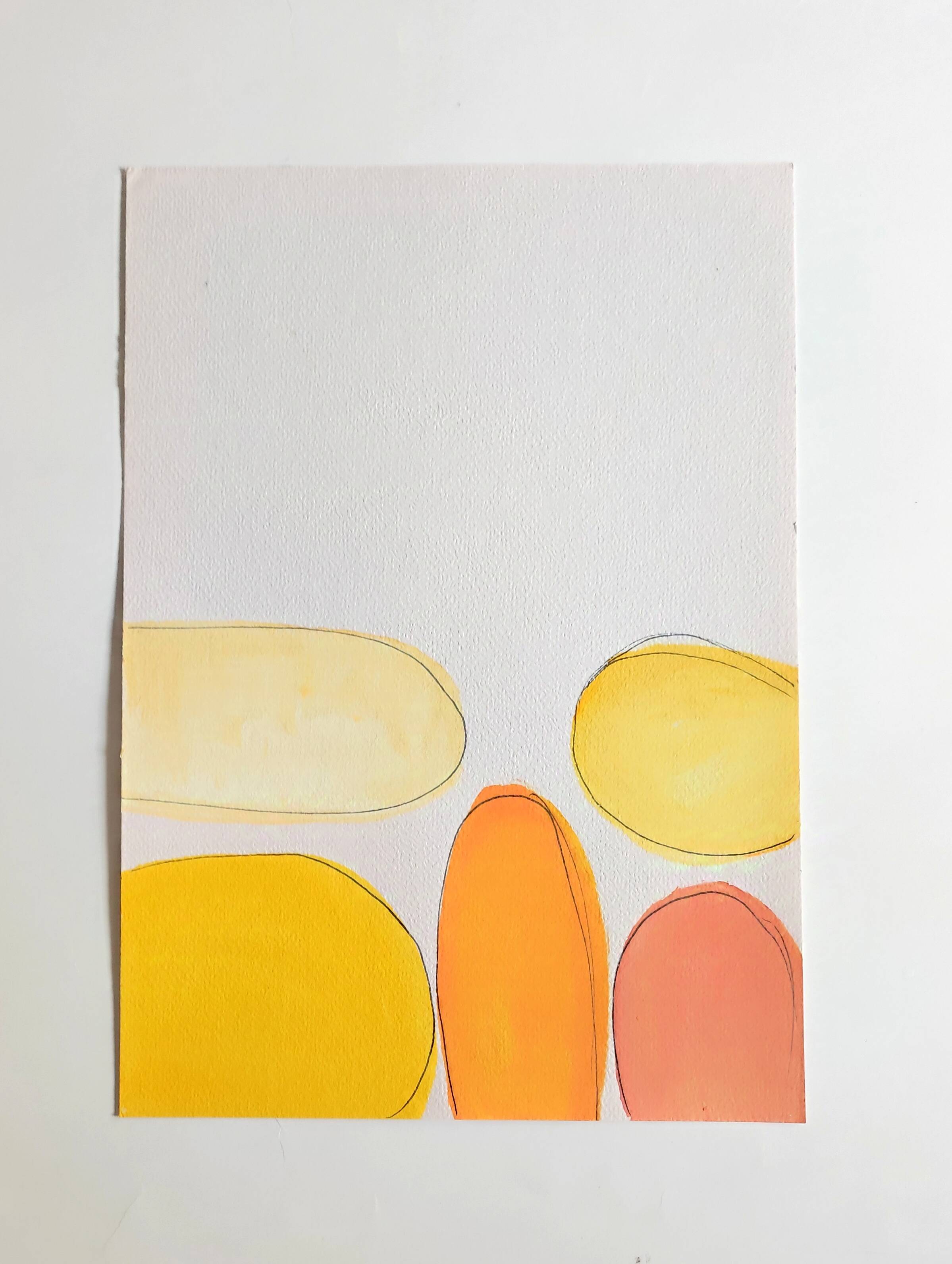 Original minimalist abstract painting