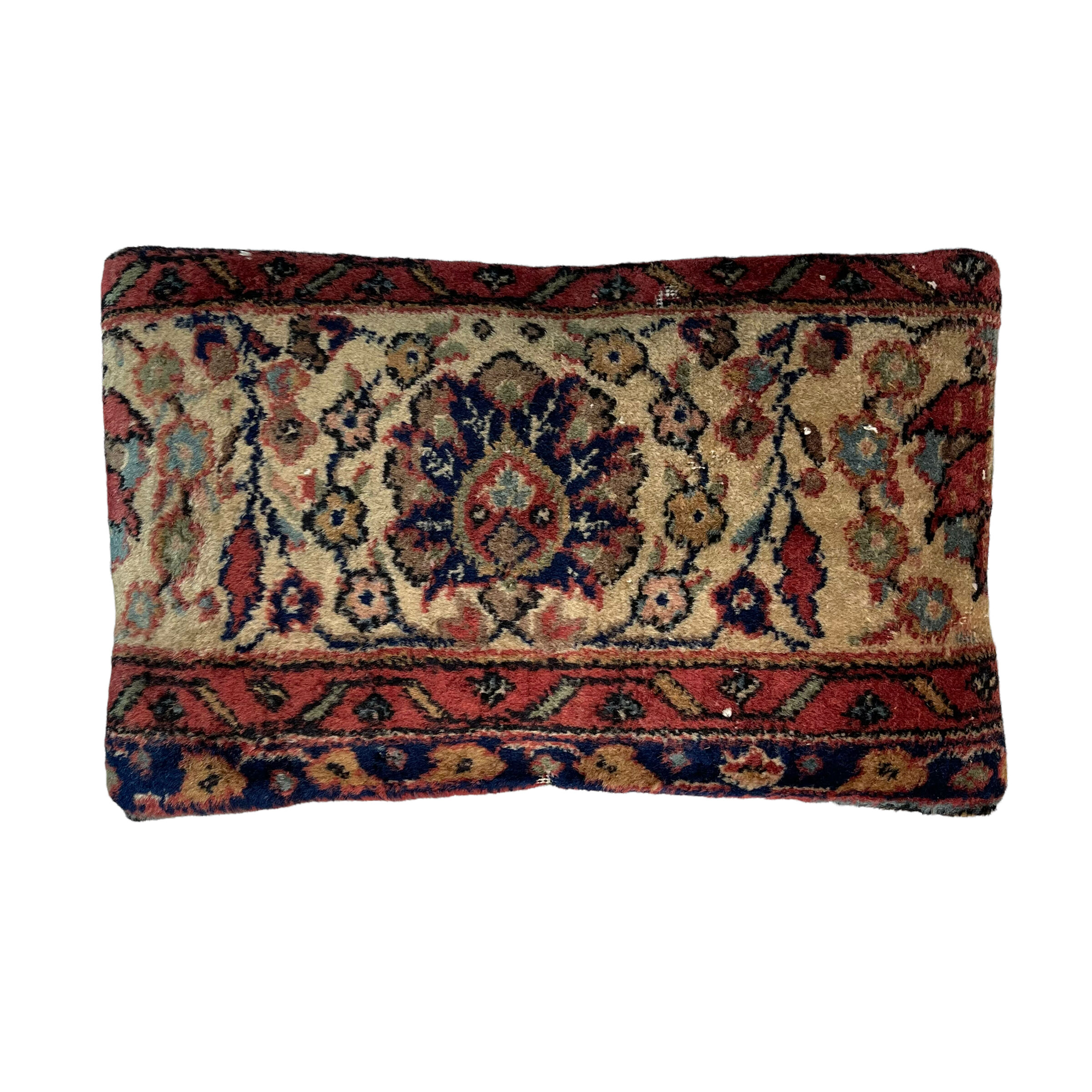 Vintage Turkish Rug Cushion Cover, 30 x 50 cm