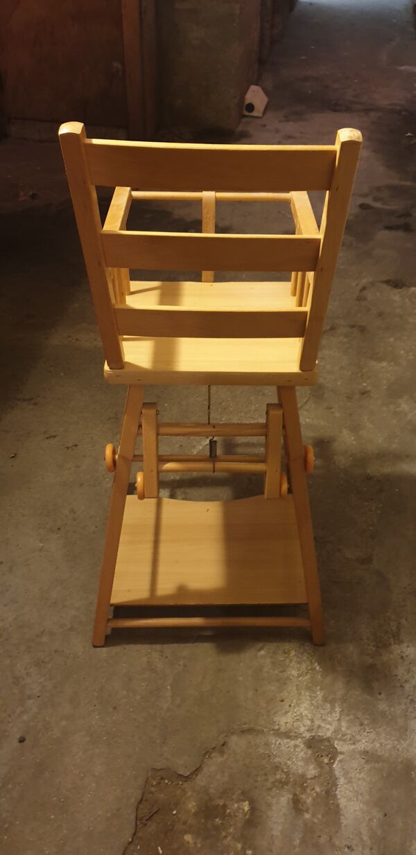 Chaise haute pour enfant 1960
