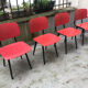 Suite de 4 chaises modèle "Revolt" de Friso Kramer