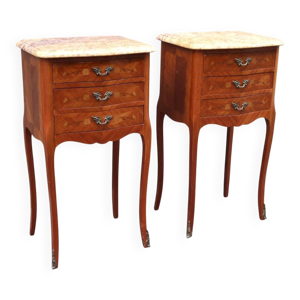 Paire tables chevet - style