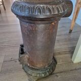 Old cast iron frying pan