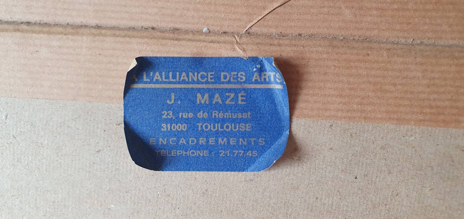 "Tapestry The Horses of Azure" by Jc Duprez, 1960s/1970s