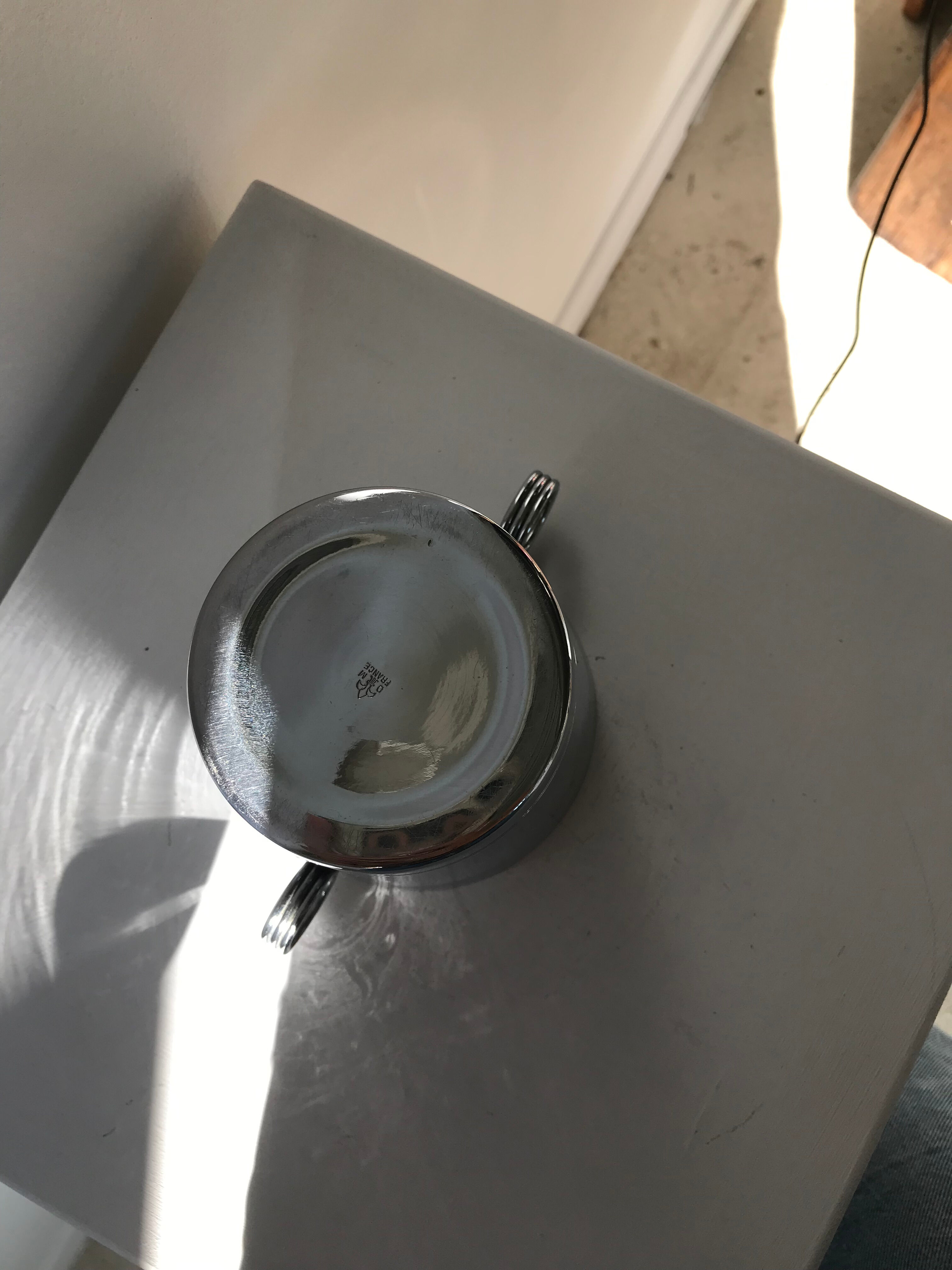 Ice bucket marked DM France