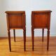 Pair of Louis XVI style bedside tables