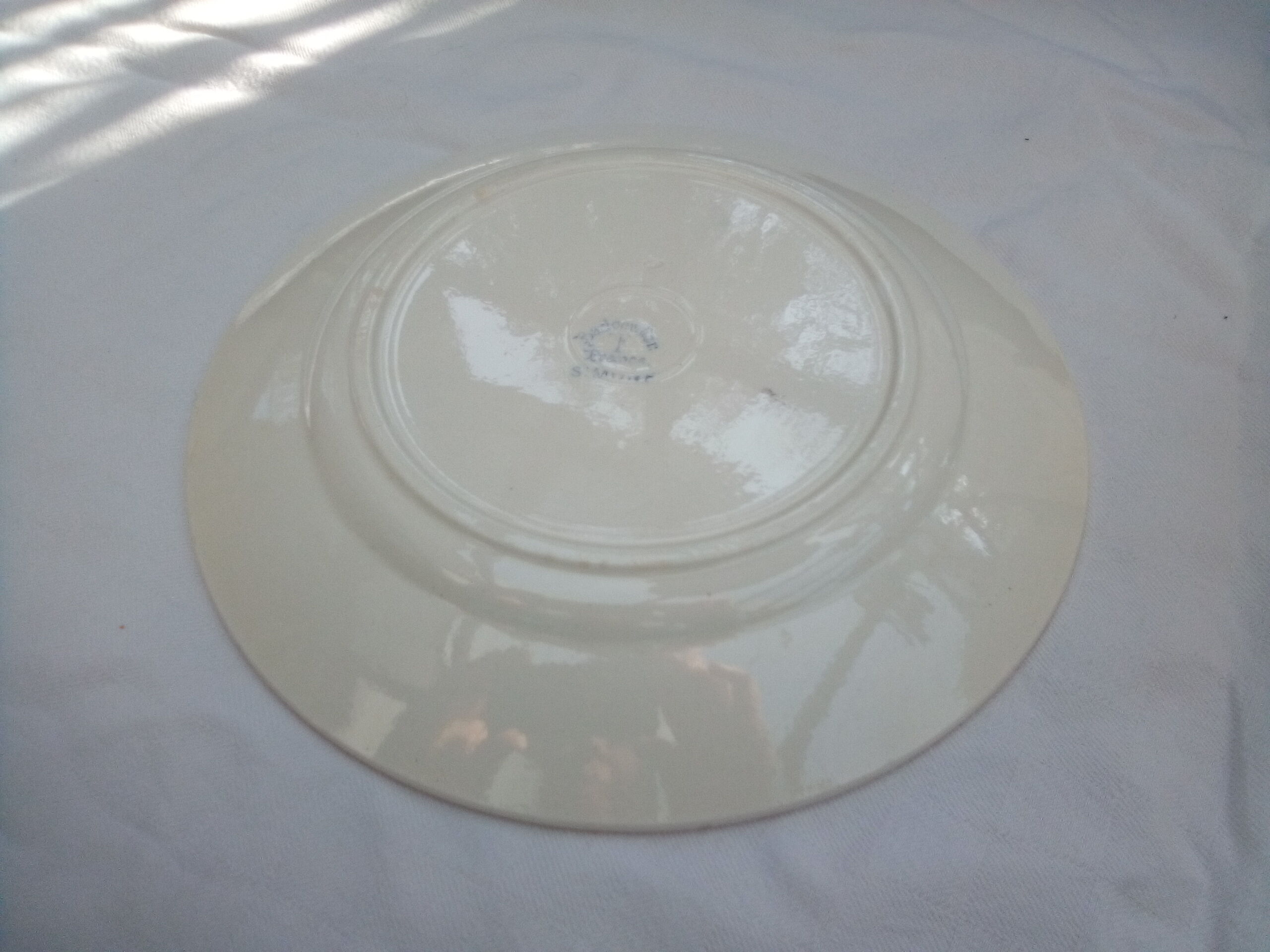 12 plates flat Simone / Badonviller