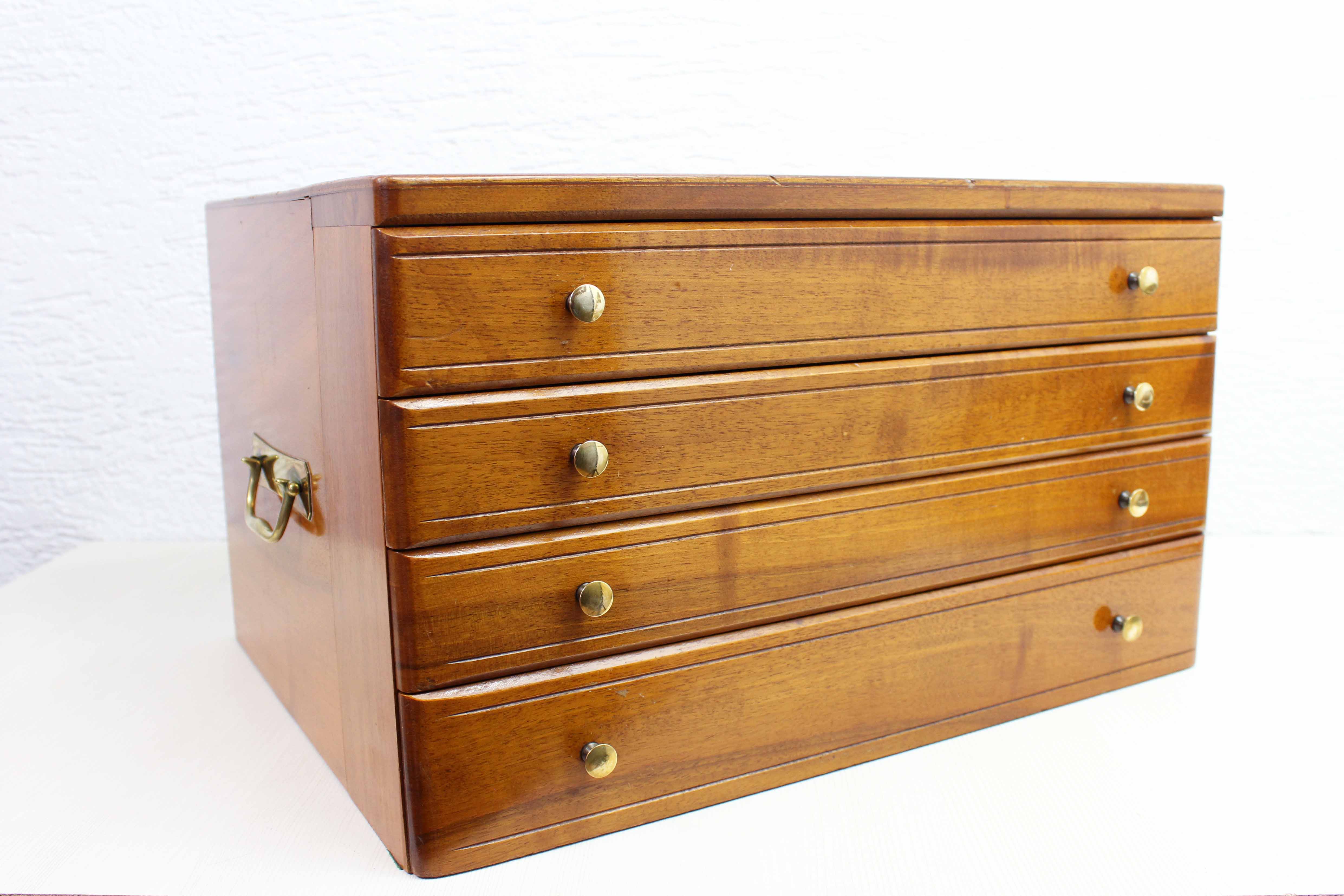 Storage box with drawers