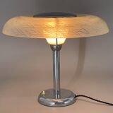 1930s Bauhaus Chrome Table Lamp, Czechoslovakia