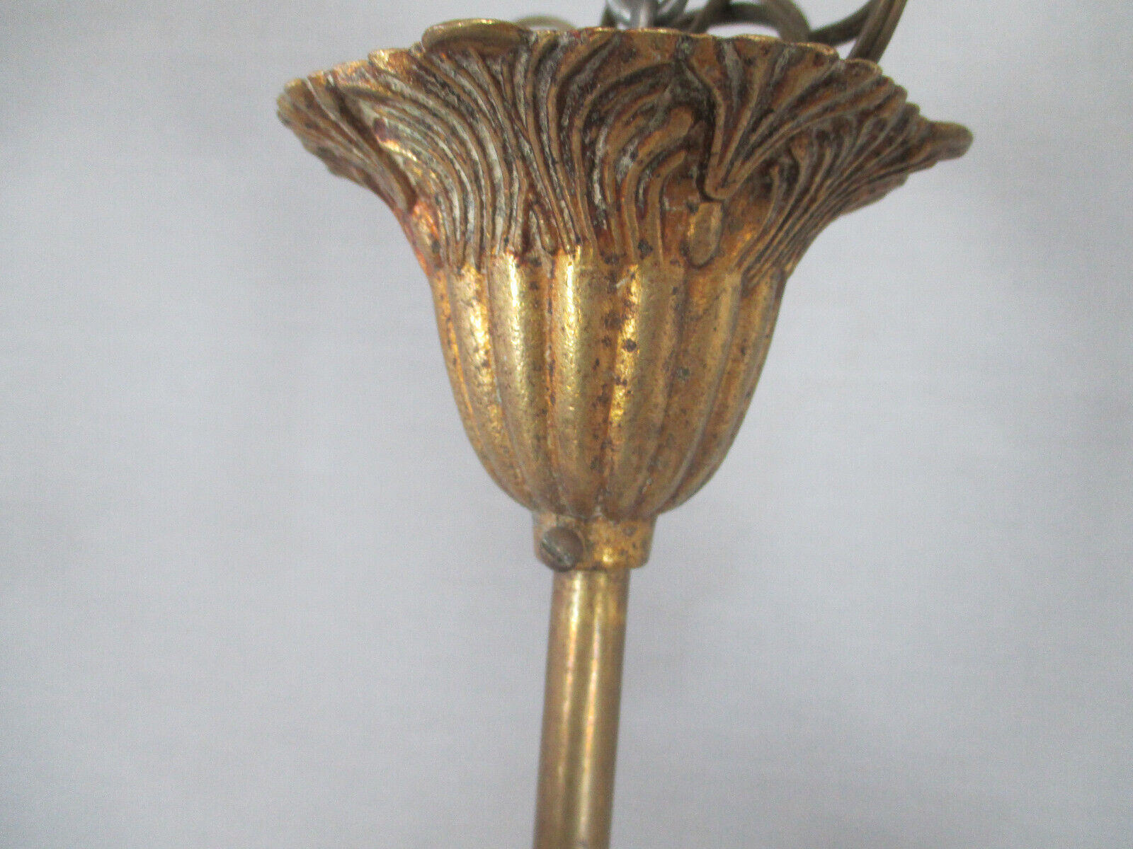 Mongolian chandelier with tassels crystal brass