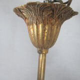 Mongolian chandelier with tassels crystal brass