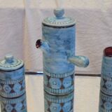 Coffee service signed A. Maunier Vallauris from the 70s