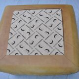 Roche Bobois leather pouf, 1970s