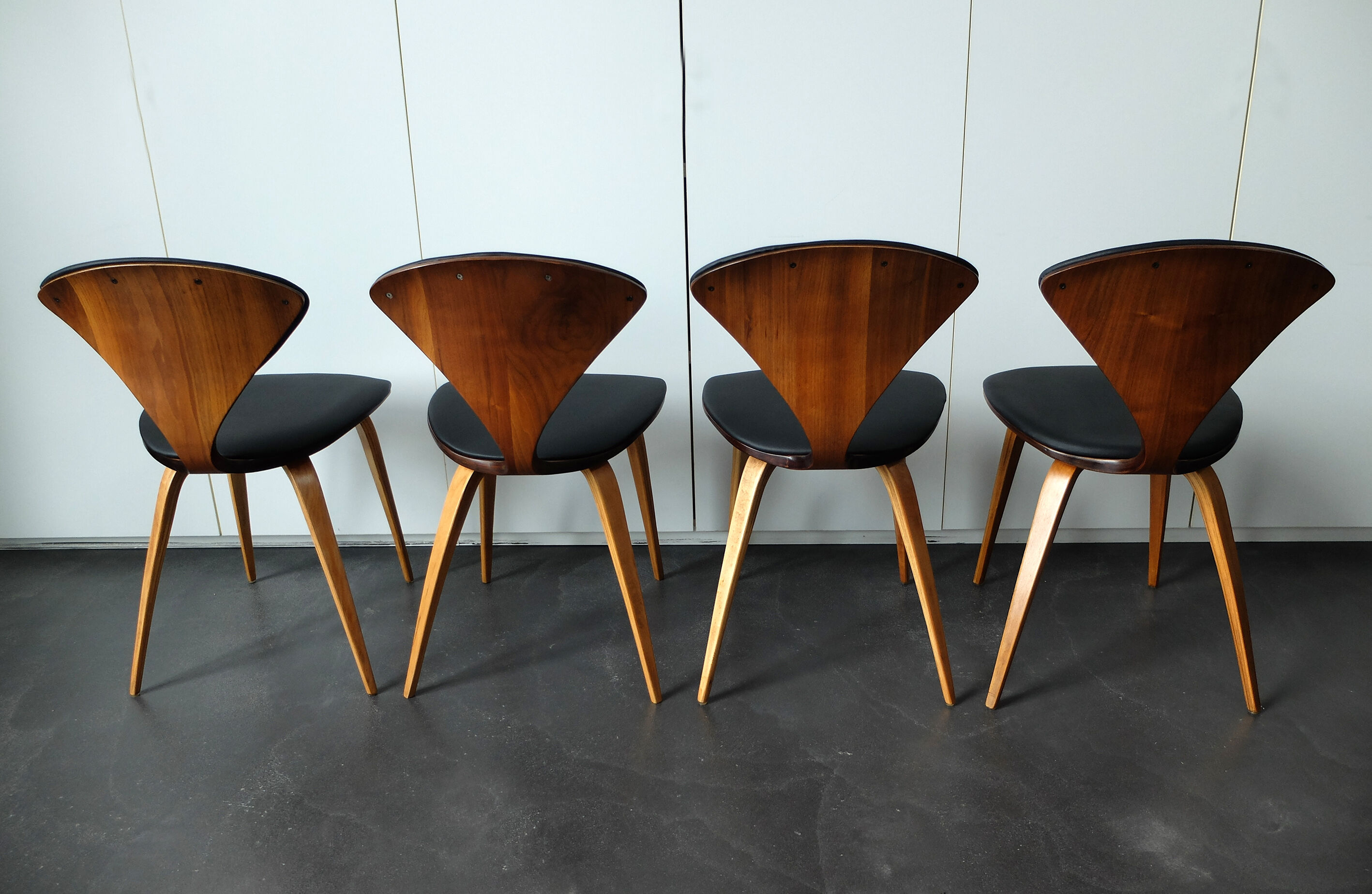 Chairs plywood teak of Norman Cherner, Plycraft, USA, lot 4