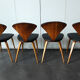 Chairs plywood teak of Norman Cherner, Plycraft, USA, lot 4