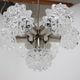 Mid-century glass chandelier , Kamenický Šenov, 1960´s