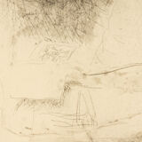 Study of a boy, Etching on paper, 41 x 52 cm