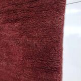 Moroccan Berber carpet Beni Ouarain uni bordeaux 2,98x2.29m