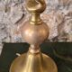 5 Pair of gilt bronze candlesticks, 19th century - 59 cm
