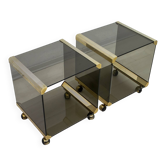 Pair of Pierangelo Galotti Italian Coffee Tables "George" Galotti & Radice