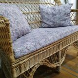Rattan bench