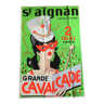 Original screen-printed poster Saint Aignan - Grande Cavalcade 1965