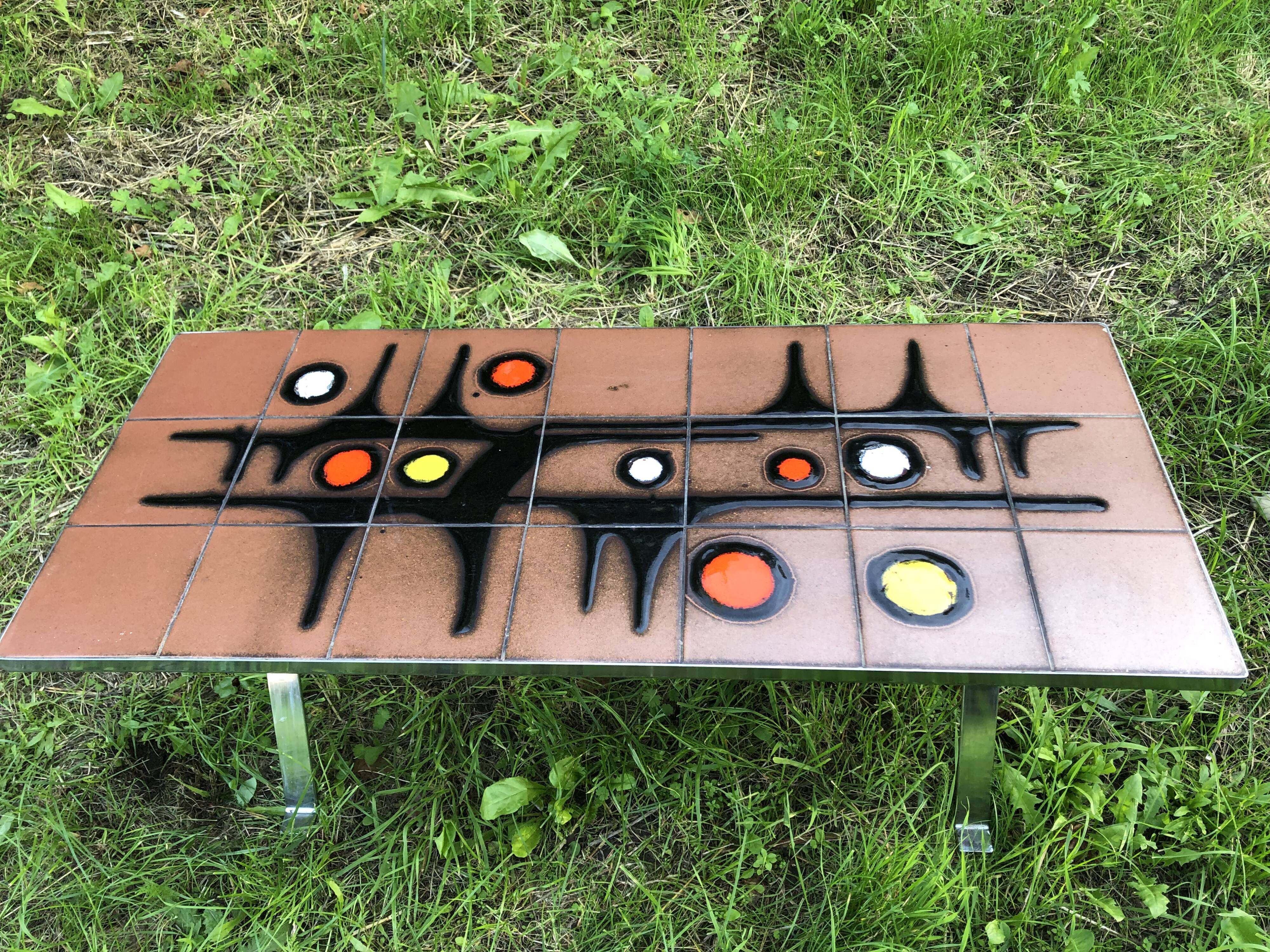 1970s Ceramic Coffee Table