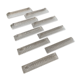 Set of crystal knife holders