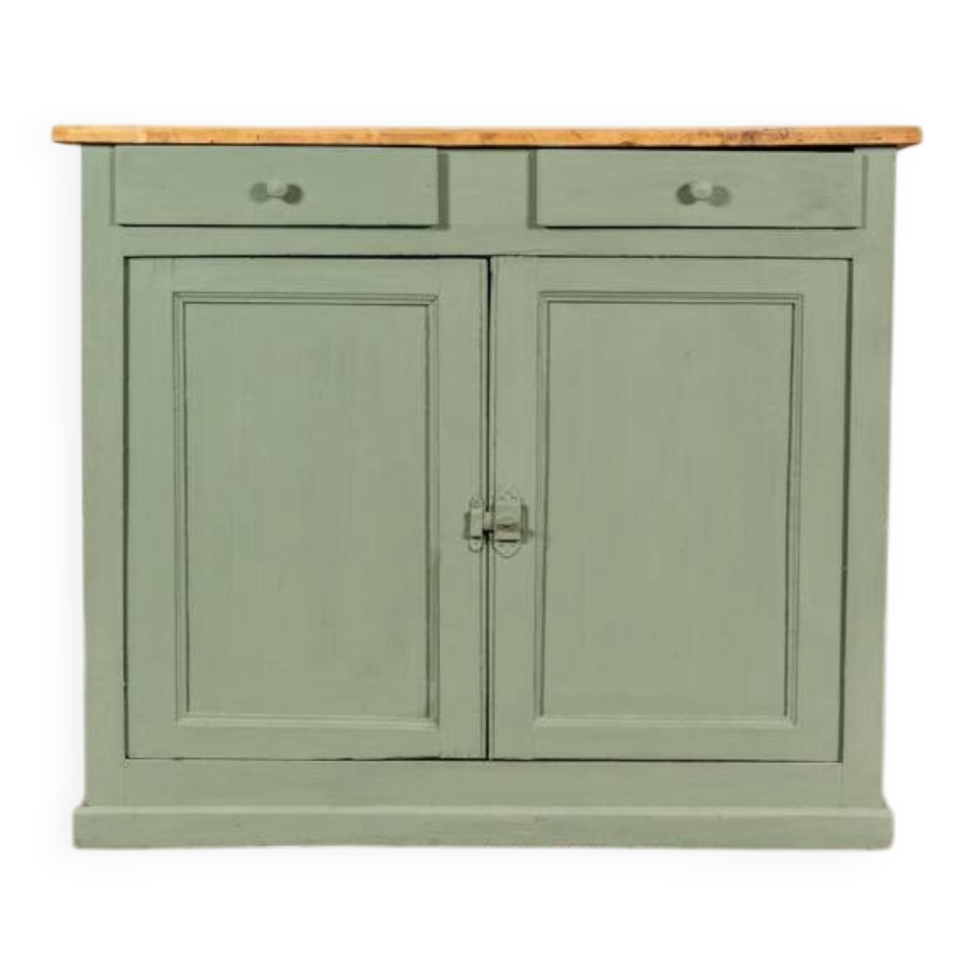 Almond green country buffet