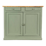 Almond green country buffet