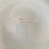 Vintage MBFA Pornic oyster barbotine plates from the 60s