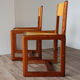 Pair of vintage chairs by André Sornay in wood 1960