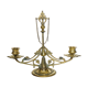 Golden bronze chandelier