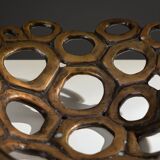 Solid brass fruitbowl