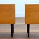 Pair of vintage bedside tables 1960