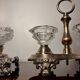 Deux salières doubles cristal de Baccarat
