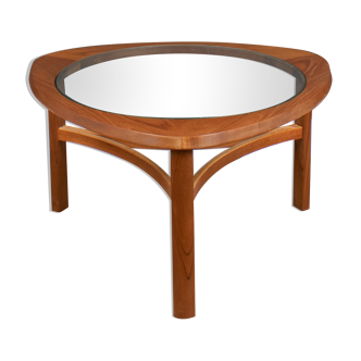 Nathan teak & glass astro style coffee table 1960