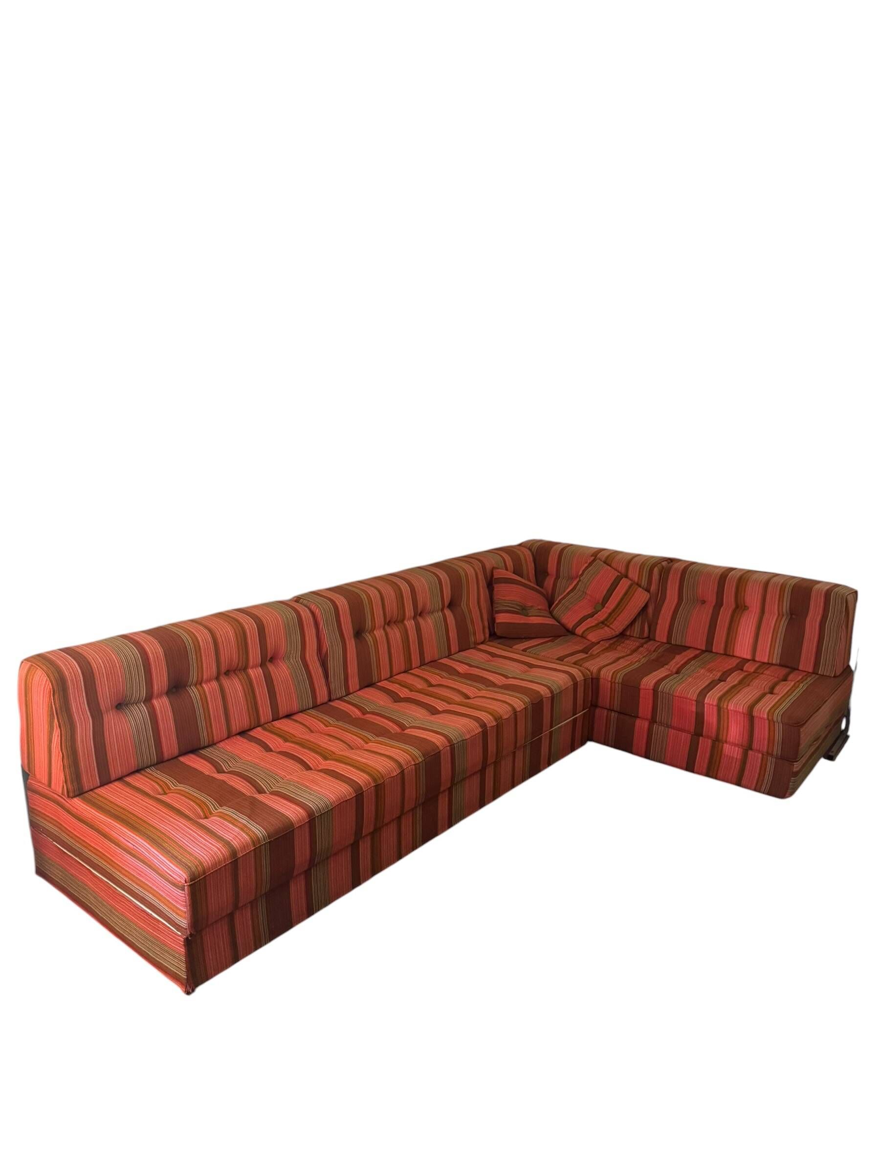Vintage L-Shape Sofa