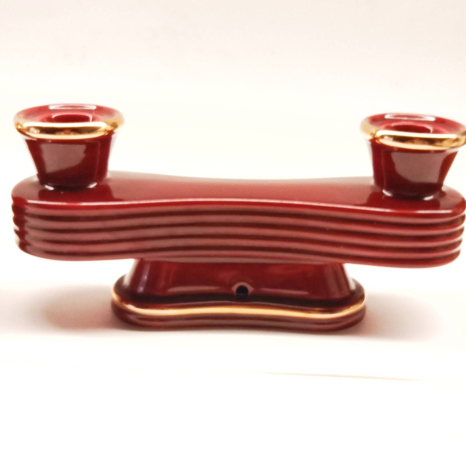 Set of 2 Art Deco candlesticks from the 1930s